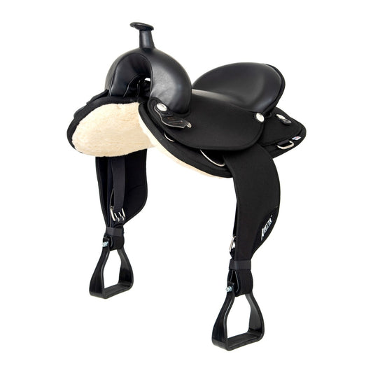 Abetta Sublime Comfort Saddle - FQH BARS - Black