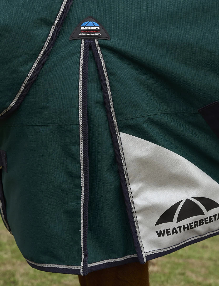 WeatherBeeta ComFiTec Plus Dynamic 100g Detach-A-Neck Waterproof Turnout – Green