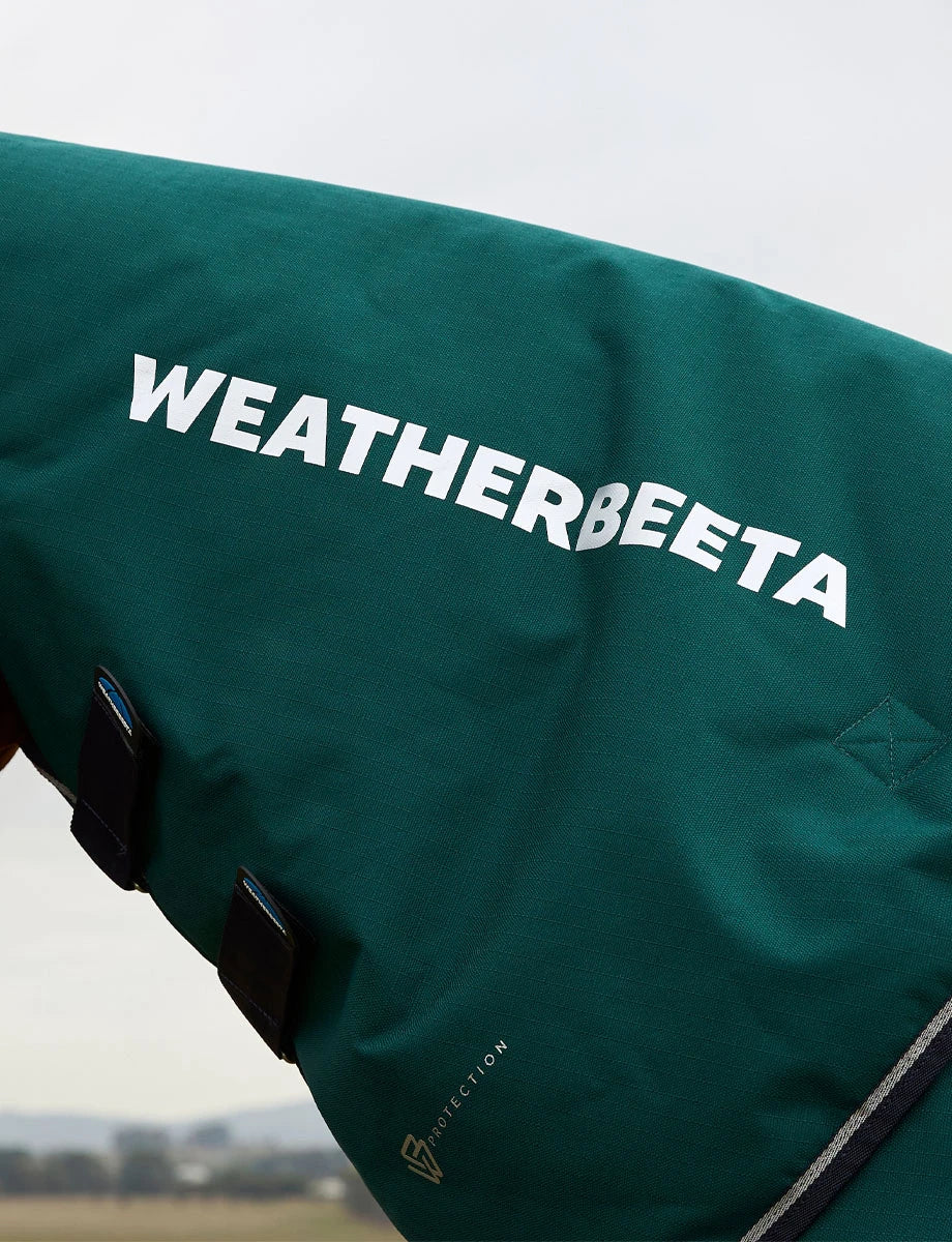 WeatherBeeta ComFiTec Plus Dynamic 0G Detach-A-Neck Turnout Blanket – Forest Green