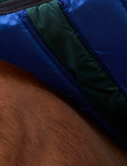WeatherBeeta ComFiTec Plus Dynamic 0G Turnout Blanket – Navy/Forest