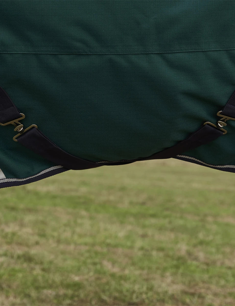 WeatherBeeta ComFiTec Plus Dynamic 0G Turnout Blanket – Navy/Forest