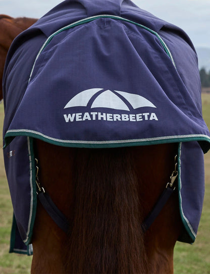 WeatherBeeta ComFiTec Plus Dynamic 0G Turnout Blanket – Navy/Forest