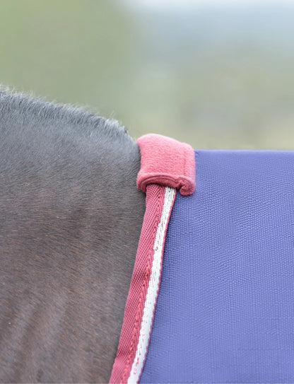 WeatherBeeta ComFiTec Essential 0G Ripstop Turnout Sheet – Burgundy/Navy