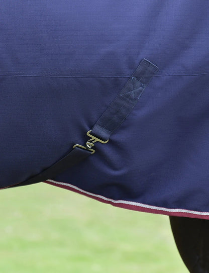 WeatherBeeta ComFiTec Essential 0G Ripstop Turnout Sheet – Burgundy/Navy