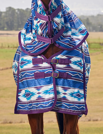 WeatherBeeta ComFiTec Essential Fly Sheet Standard - Purple Navajo