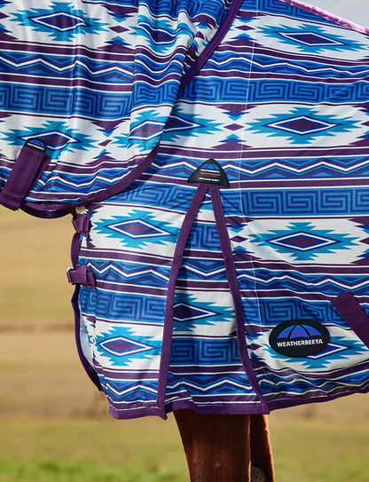 WeatherBeeta ComFiTec Essential Fly Sheet Standard - Purple Navajo