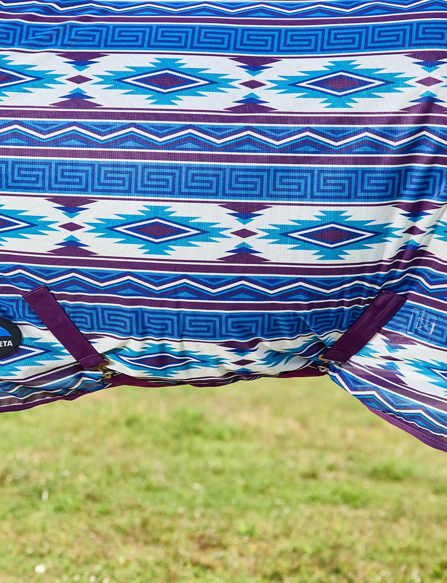 WeatherBeeta ComFiTec Essential Fly Sheet Combo - Purple Navajo
