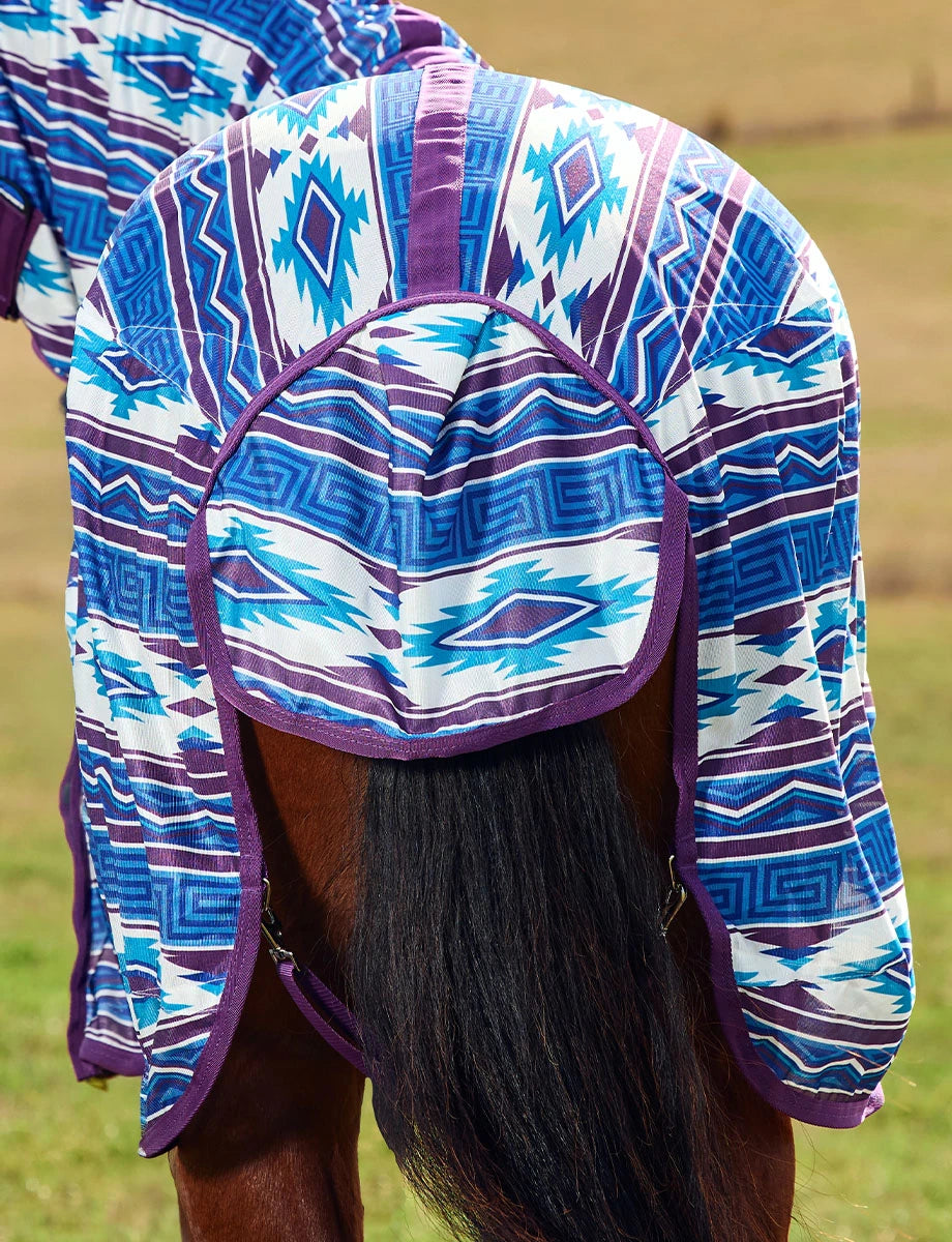 WeatherBeeta ComFiTec Essential Fly Sheet Standard - Purple Navajo