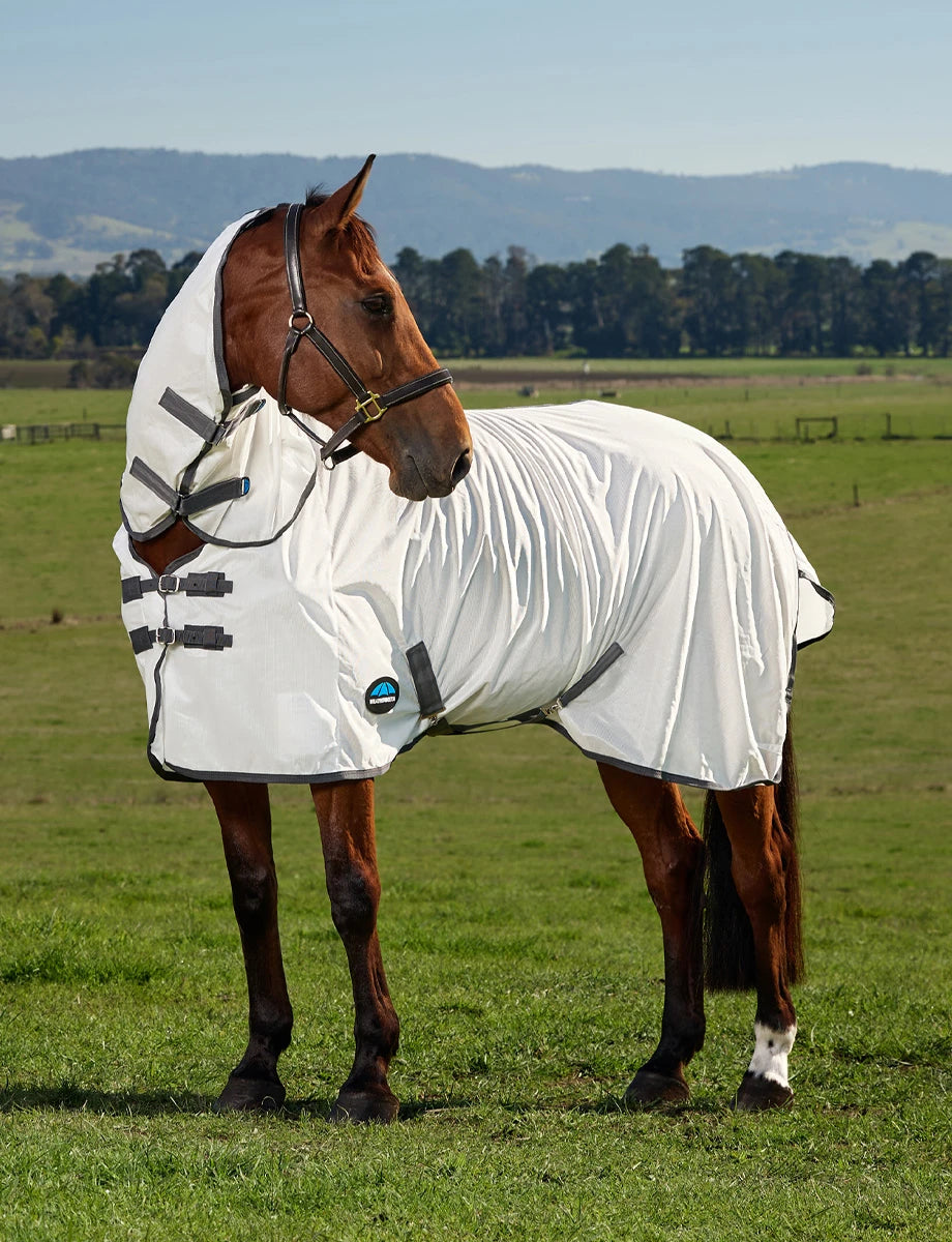 WeatherBeeta ComFiTec Tyro Fly Sheet Combo - White/Charcoal
