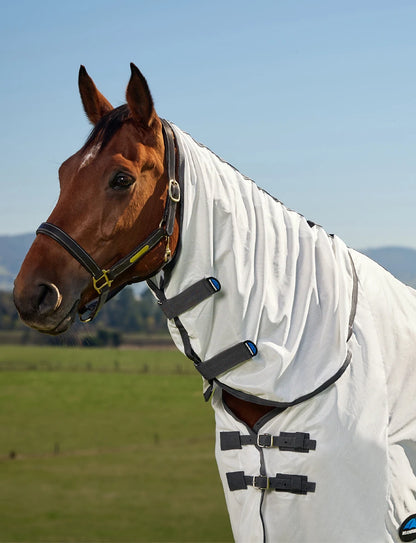 WeatherBeeta ComFiTec Tyro Fly Sheet Combo - White/Charcoal