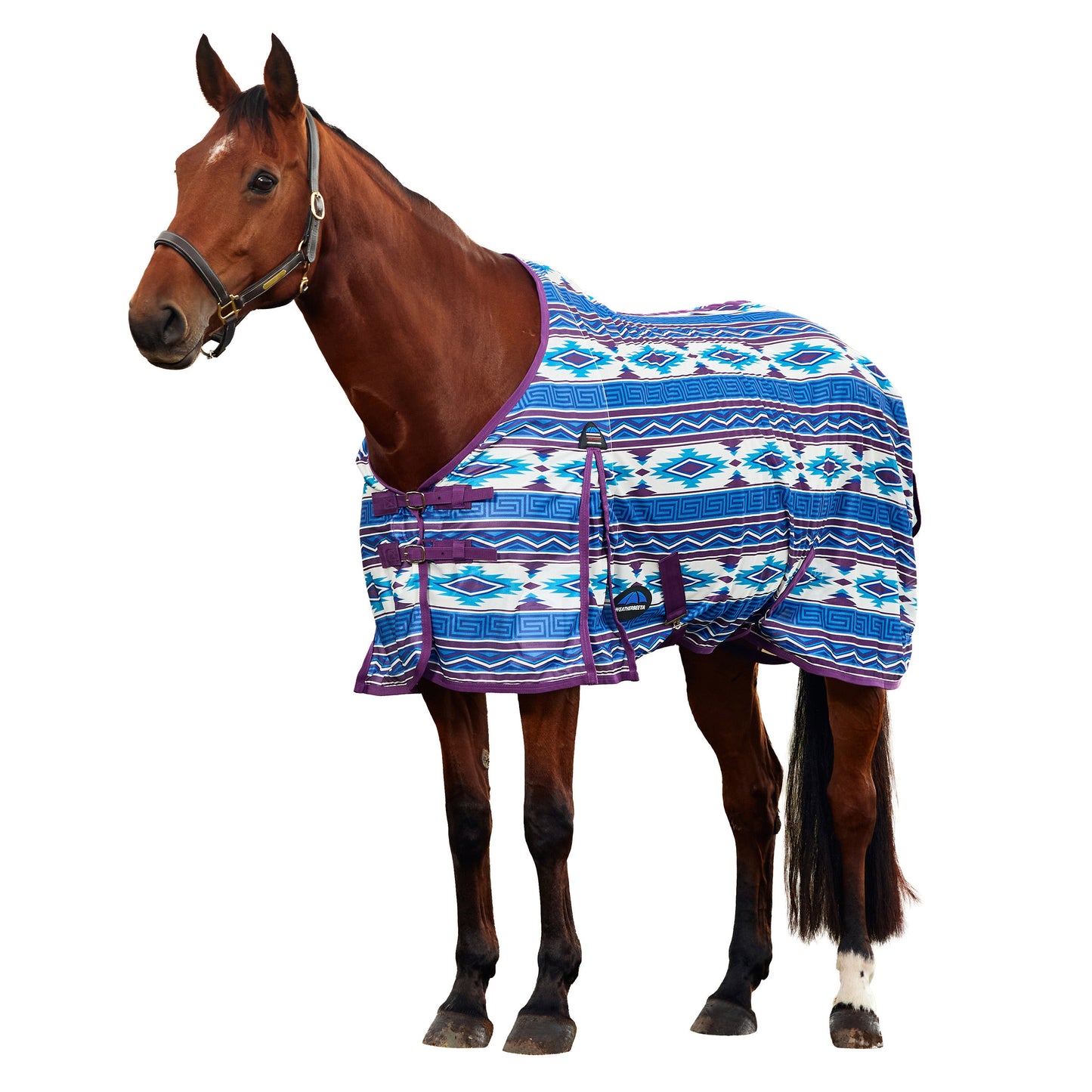 WeatherBeeta ComFiTec Essential Fly Sheet - White/Burgundy