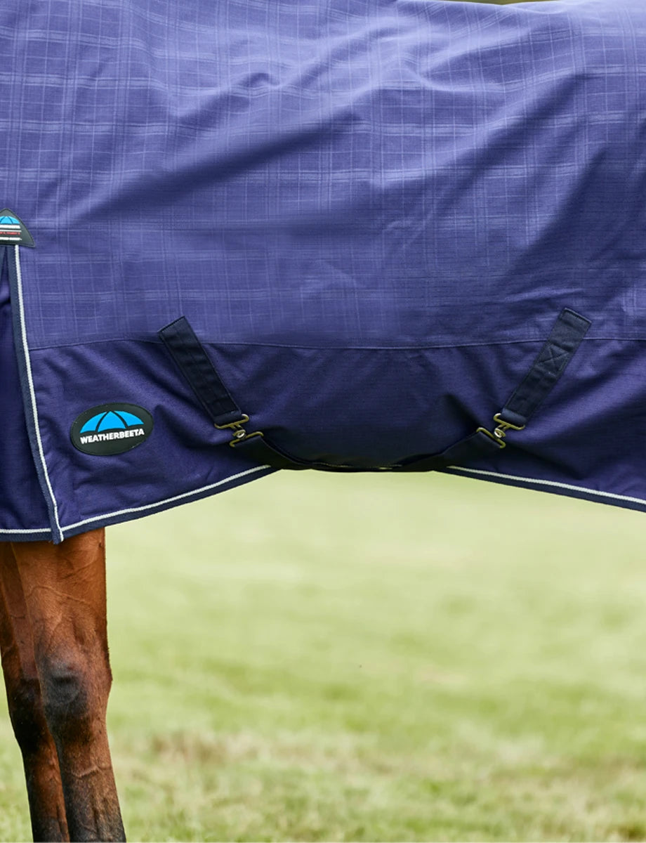 WeatherBeeta ComFiTec Prelim 100G Medium Turnout Blanket – Navy