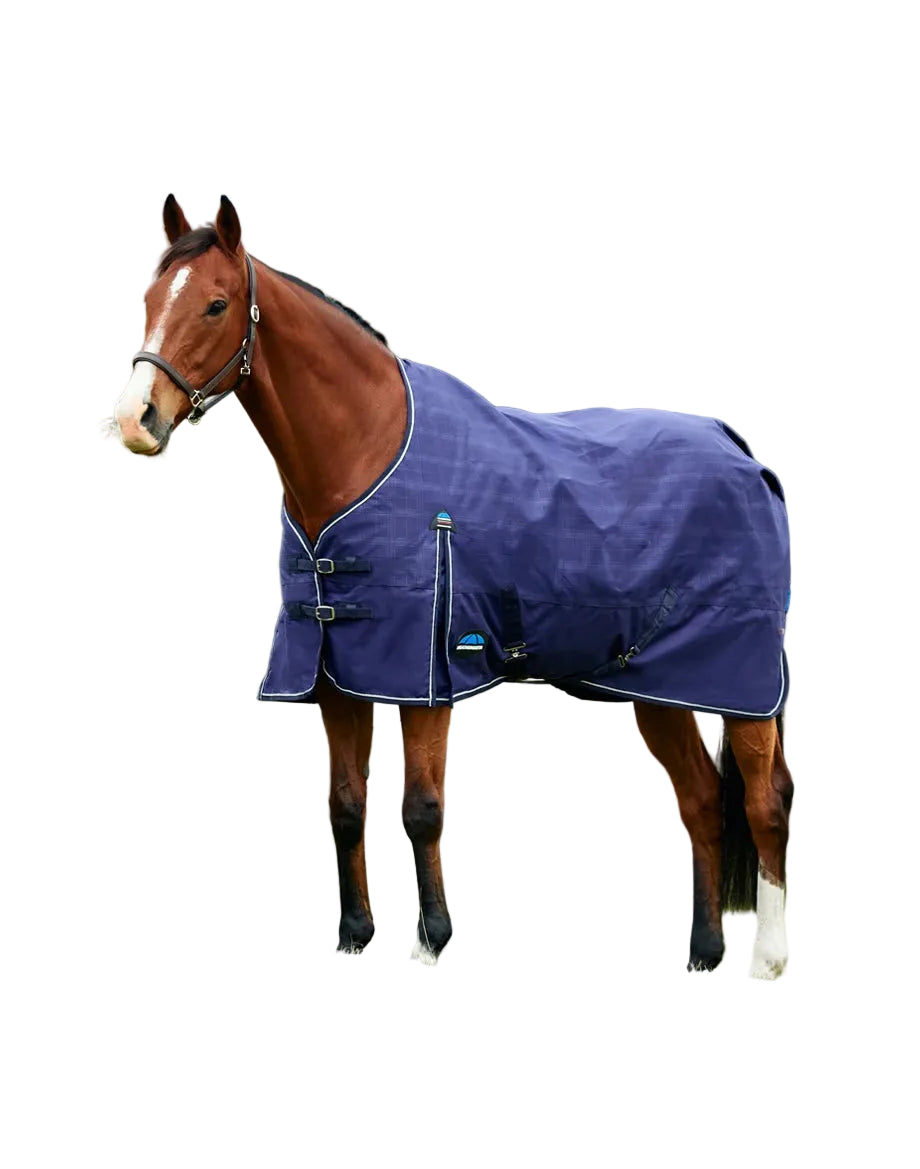 WeatherBeeta ComFiTec Prelim 100G Medium Turnout Blanket – Navy