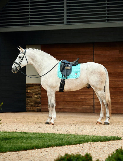 WeatherBeeta Satin Luxe Air-Tec Saddle Pad - Aqua