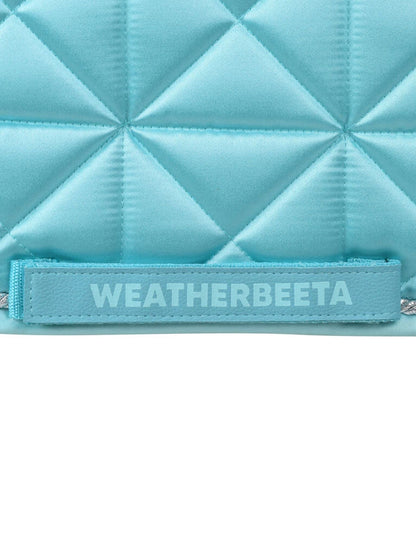 WeatherBeeta Satin Luxe Air-Tec Saddle Pad - Aqua