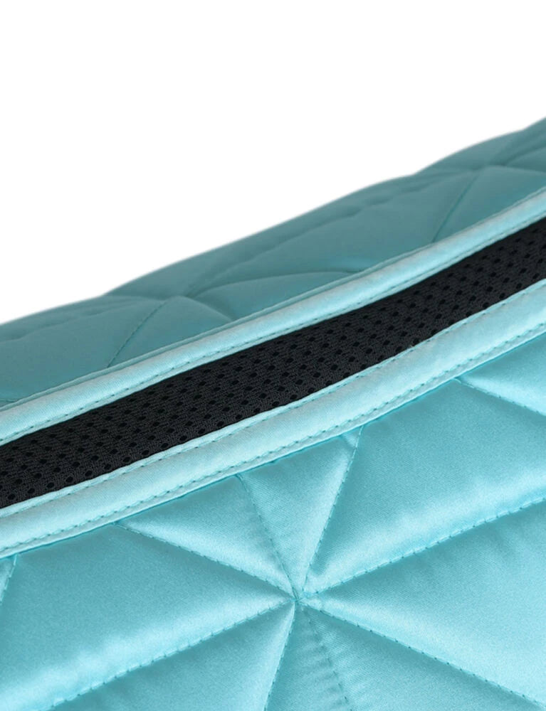 WeatherBeeta Satin Luxe Air-Tec Saddle Pad - Aqua