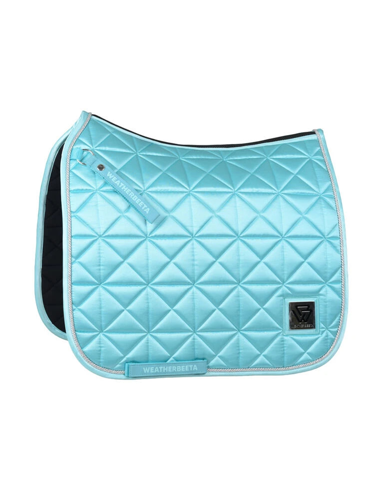 WeatherBeeta Satin Luxe Air-Tec Saddle Pad - Aqua