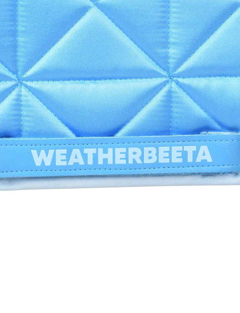 WeatherBeeta Satin Luxe Air-Tec Saddle Pad - Aqua