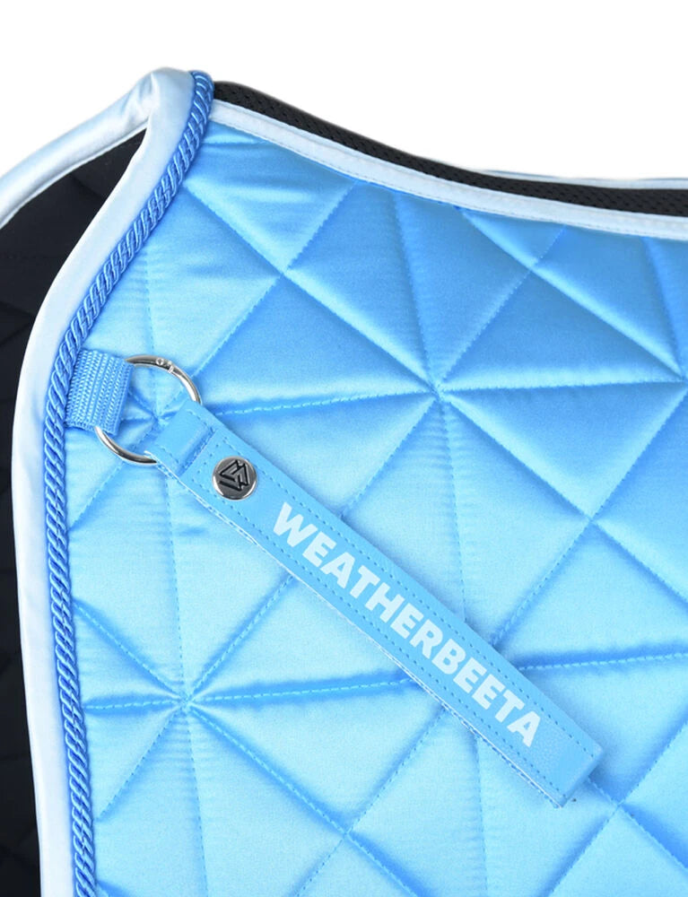 WeatherBeeta Satin Luxe Air-Tec Saddle Pad - Aqua