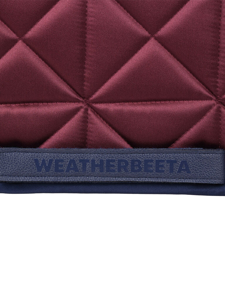 WeatherBeeta Satin Luxe Air-Tec Saddle Pad - Aqua