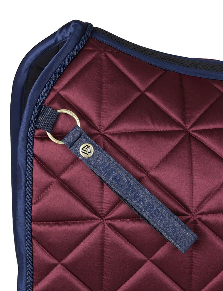 WeatherBeeta Satin Luxe Air-Tec Saddle Pad - Aqua