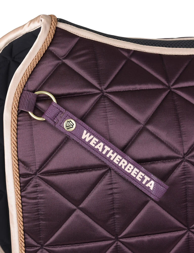 WeatherBeeta Satin Luxe Air-Tec Saddle Pad - Aqua