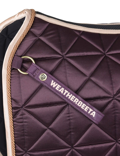 WeatherBeeta Satin Luxe Air-Tec Saddle Pad - Aqua