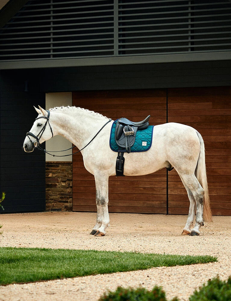 WeatherBeeta Satin Luxe Air-Tec Saddle Pad - Aqua