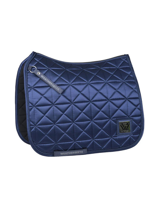 WeatherBeeta Satin Luxe Air-Tec Dressage Pad - Navy