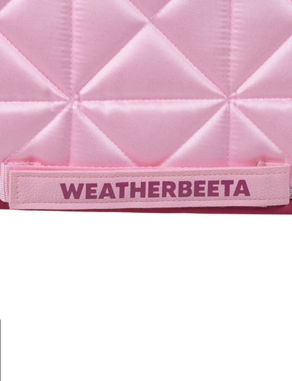 WeatherBeeta Satin Luxe Air-Tec Saddle Pad - Aqua