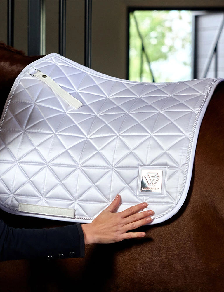 WeatherBeeta Satin Luxe Air-Tec Saddle Pad - Aqua