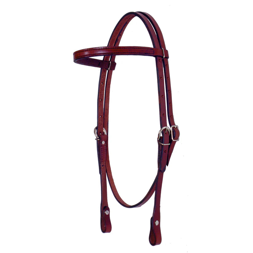 Fabtron 5/8" Leather Browband Headstall