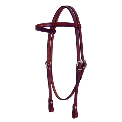 Fabtron 5/8" Leather Browband Headstall