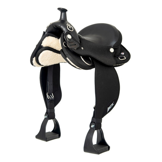 Abetta Adjustable Panels Trail Saddle – Gaited Slim Bars