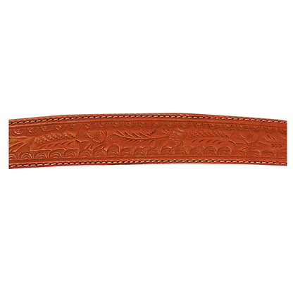 Fabtron Floral Tooled Leather Breast Collar