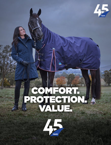WeatherBeeta ComFiTec Essential Fly Sheet Standard - Purple Navajo